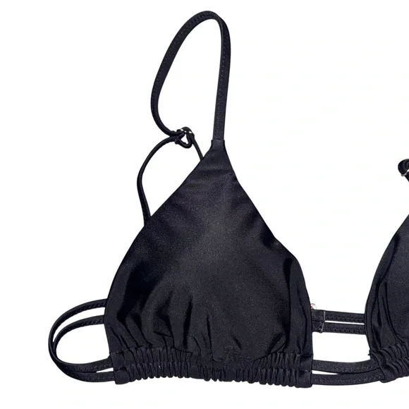 Black Triangle Bikini Top - Picture 2 of 6
